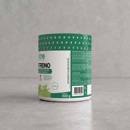 Pré-Treino 300g • 200mg de Cafeína/dose • Sabor Maçã Verde