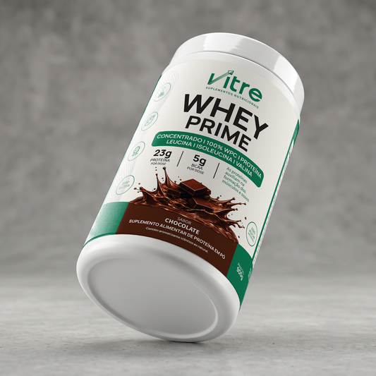 Whey Protein Concentrado 80% 900g  • 23g de Proteína • Sabor Chocolate