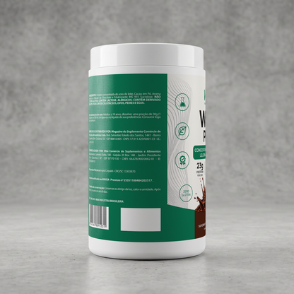 Whey Protein Concentrado 80% 900g  • 23g de Proteína • Sabor Chocolate